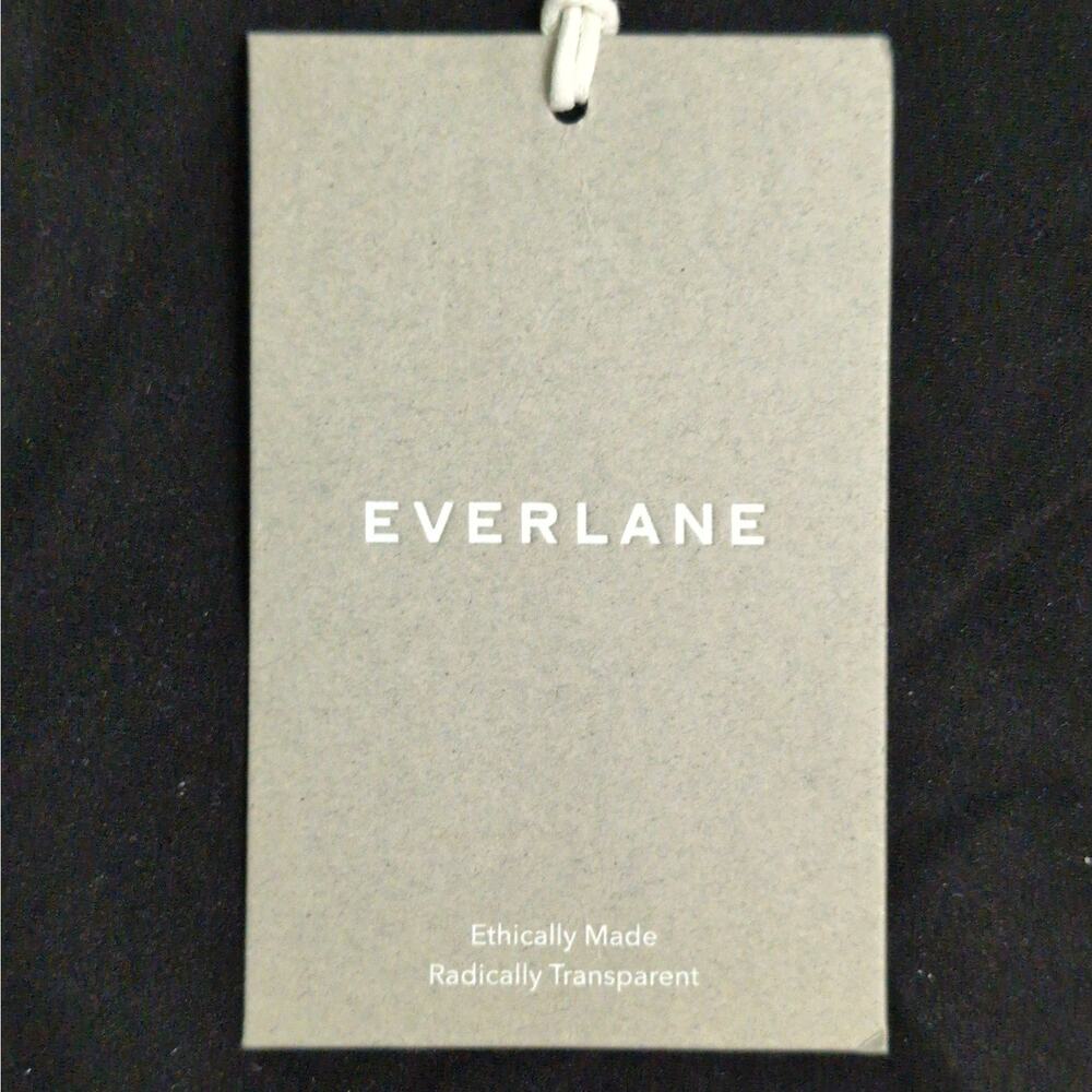 Everlane The Perform Cami Black Brami Scoop Neck Tank Top Adjustable L New - Picture 6 of 8